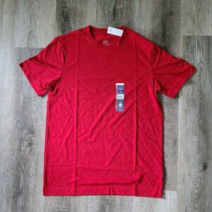 George, Red Tee, short sleeves, crew neck, Size S (34-36) NWT